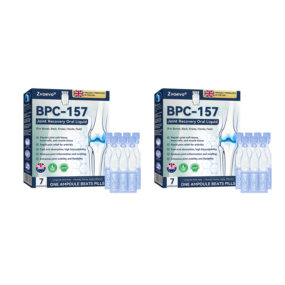 🏃➡️🌿Zvoevo® BPC-157 Stabilized-Peptide Joint Recovery Oral Liquid - ✅Clinically Co-Developed with the U.K. Peptide Research Alliance (UKPRA)