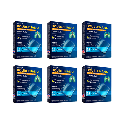 💫MHRA Approved|Zvoevo® DoubleNano COPD Relief Patch (💝 Cough, wheezing, shortness of breath, sputum, stuffy nose, bronchitis, bronchitis, allergy symptoms, lung discomfort🫁)